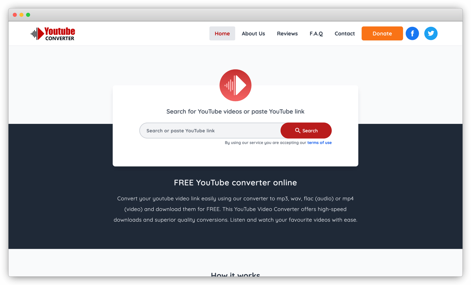 YouTubeConverter Online preview